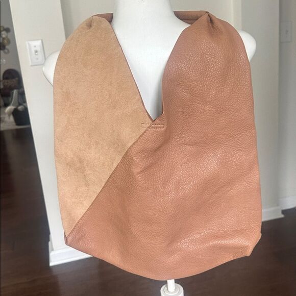 Anthropologie Shiraleah Chicago Arden Tote Bag -Tan - Picture 3 of 9